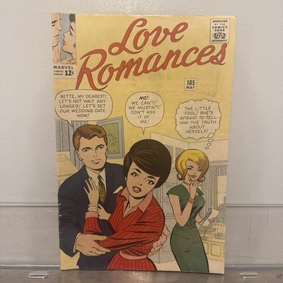 LOVE ROMANCES #105 MARVEL May 1963  Jack KIRBY COVER ART Silver Age Stan Lee 