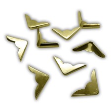 Book Corner Protectors - 22 x 22 x 4.5mm - Silver/Gold-colour - Protective Edges