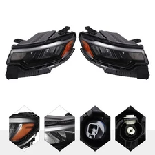 For 2022 2023 2024 Jeep Compass Headlight Halogen Headlamp with LED DRL LH/RH