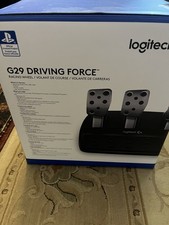Logitech G29 Driving Force Force Feedback Racing Wheel Pedals PS5 PS4 PS3 PC