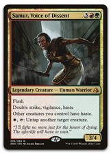 Samut, Voice of Dissent #205 (NM) Amonkhet AKH Magic MTG