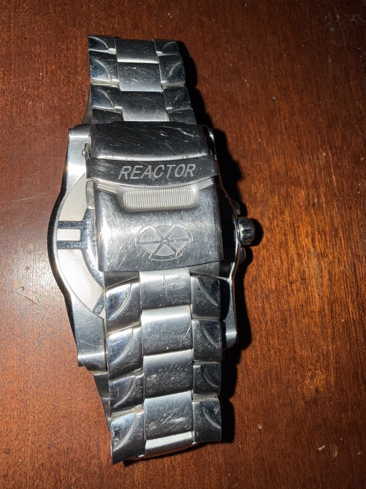 Reactor Fission 49002A Stainless Steel Mens Watch Japanese Quarts - Image 4 of 4