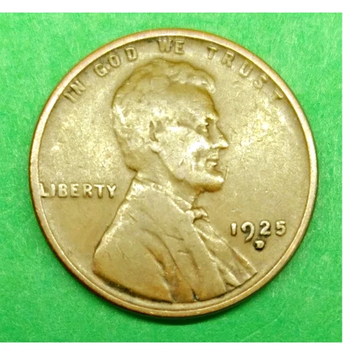1925D VF Lincoln Wheat Penny Cent -Nice Detail Better Date #36