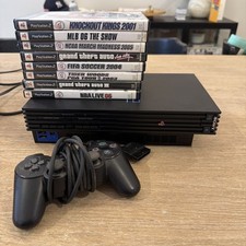 Consola Sony Playstation 2 Fat PS2 SCPH-30001 con mando y 8 juegos GTA Vice