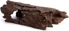Reptile Hide, Fish Tank Accessories. Medium 10" Hollow Log for Aquarium, Lizard