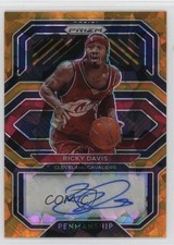 2020-21 Panini Prizm Penmanship Orange Ice Prizm Ricky Davis #PE-RID Auto je7