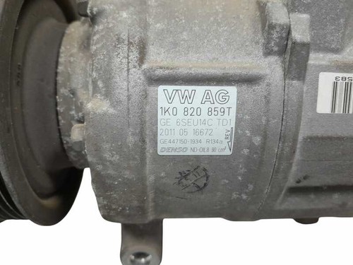 1K0820859T klimakompressor SEAT LEON 1P1 EMOCION 2009 263695