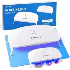 2 Pack UV Light for Resin, Large Size Foldable UV Resin Lamp and Mini Portable L