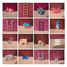 Playmobil LADDERS,WHEELBARROWS,BIKES,TROLLEYS Spares