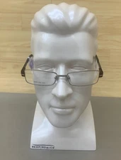 Men's Metal Full Rim Eyeglasses FM9214 in Shiny Silver 54-17-145