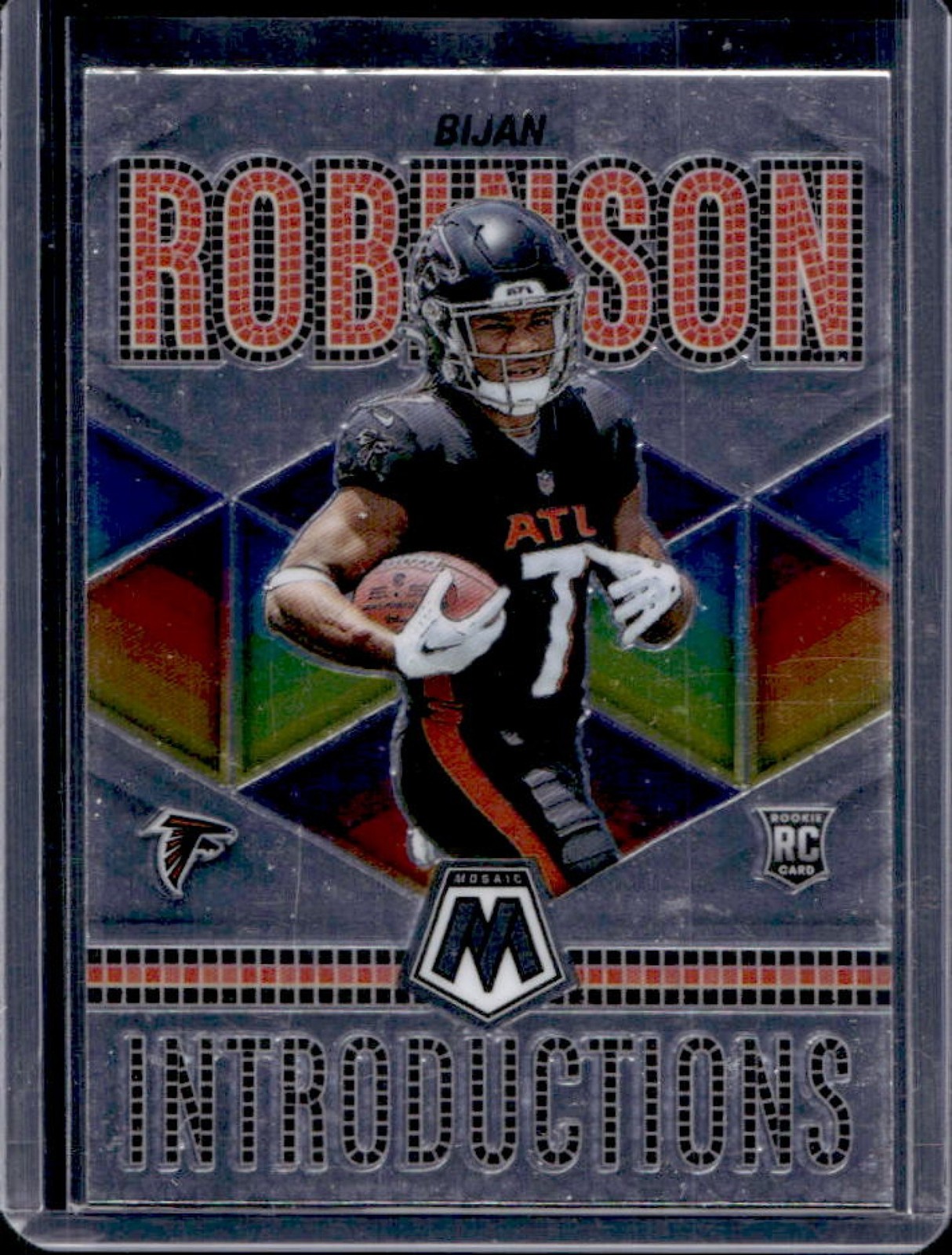 2023 Mosaic Bijan Robinson Introductions RC Rookie #I-6 Falcons