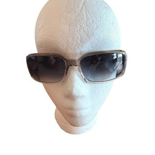 Fossil JO PS3397 020 Rectangular Wrap Sunglasses Gray Clear Gradient Y2K Style