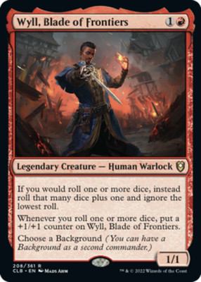 x1 Wyll, Blade of Frontiers R MTG Commander Legends: Battle for Baldur's Gate M/