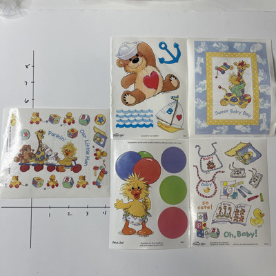 Suzy's Zoo Stickers: Baby Boy! 5 Sheets
