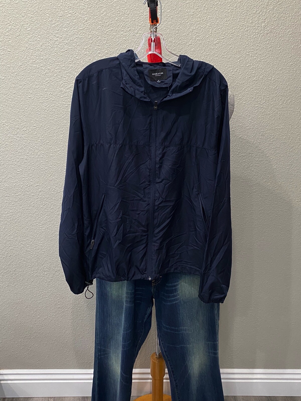 Resolution Performance Zippered Track SWEATER Lar… - image 2