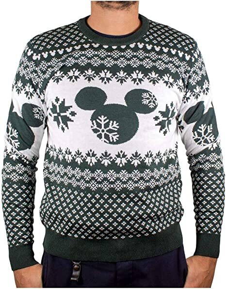 De Noël Pull Disney Homme STITCH-MAS Merry Pull De Noël (L) Pull