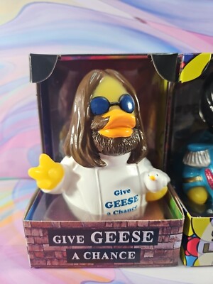Celebriducks Set of 2 Rubber Ducks Sgt. Peepers/Give Geese a