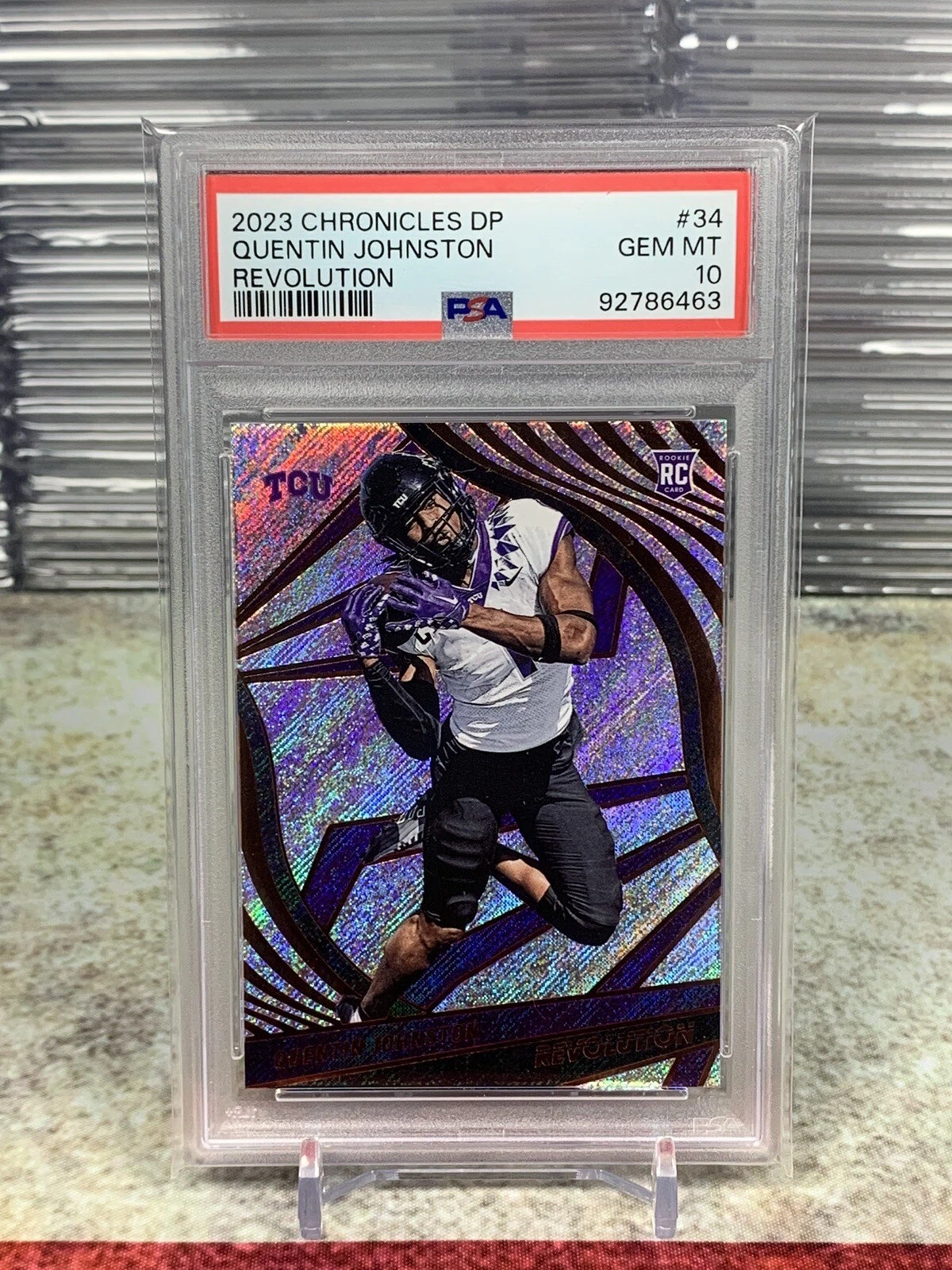 Quentin Johnston Panini Chronicles Draft Picks Revolution #34 Base