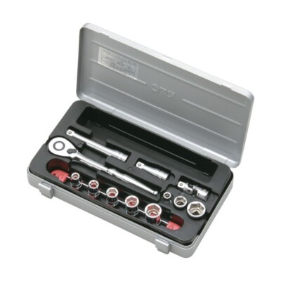 KTC TB308X Socket Wrench Set 9.5mm 3/8 inch Made in Japan KTC TB308X Socket Wrench Set 9.5mm 3/8 inch Made in Japan