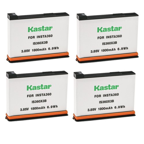 Kastar Battery for Insta360 X3 72MP Waterproof 5.7K 360° VR Action Helmet Camera - Picture 7 of 7