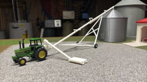 1/64 Custom 85ft Auger With Swing Out Hopper Unfinished Kit - Picture 2 of 4