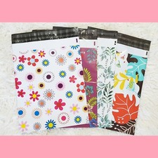 Polymailer mixed variety pack poly mailers 10x13 4 designs, 40 count