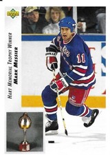 92-93 1992-93 Upper Deck Mark Messier Hart Trophy Winner #437-Rangers