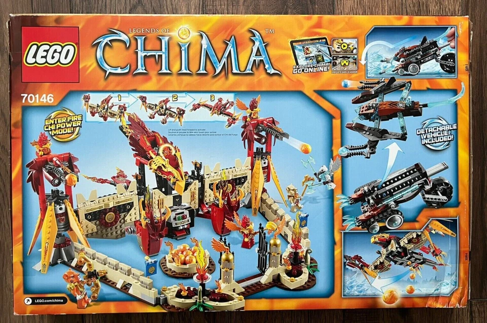 LEGO Legends of Chima Flying Phoenix Fire Temple (70146) Building Kit 1301 Pcs - Image 2 of 4