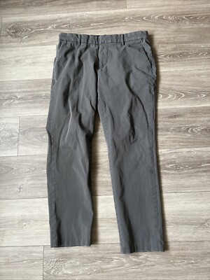 Dockers Men's Slim Fit City Tech Trousers - Gray 34 X 30