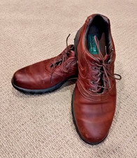 Footjoy Contour Series Golf Shoes 54135 Men's 10 Medium Brown Leather Oxford