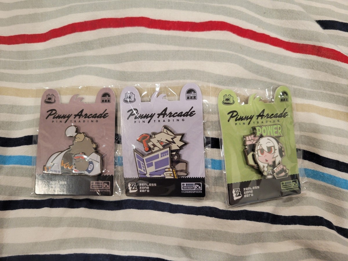 Pinny Arcade PAX West 2024 Zoneless Zen Zero ZZZ Set Of 3