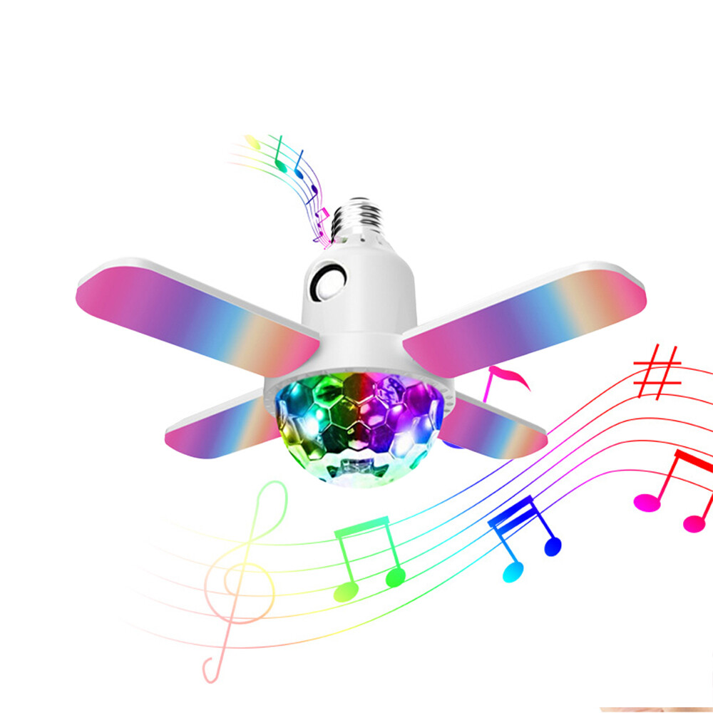 Wireless Bluetooth Smart Bulb Light Speaker LED RGB Music Play Lamp Remote E27-image