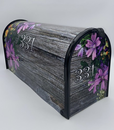Flowers Custom Mailbox Gift For Dad, Farm Mailbox Gift For Mom - Picture 3 of 21