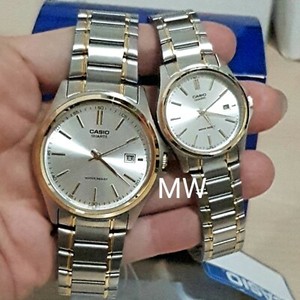 casio two tone watch