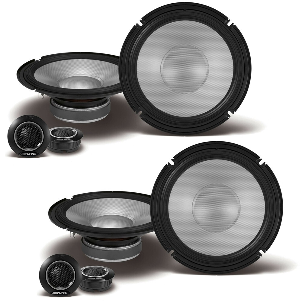 Автомобильная акустическая система Alpine S2-S80C мощностью 340 Вт с 8 2-полосными компонентами 2 пары 59490₽