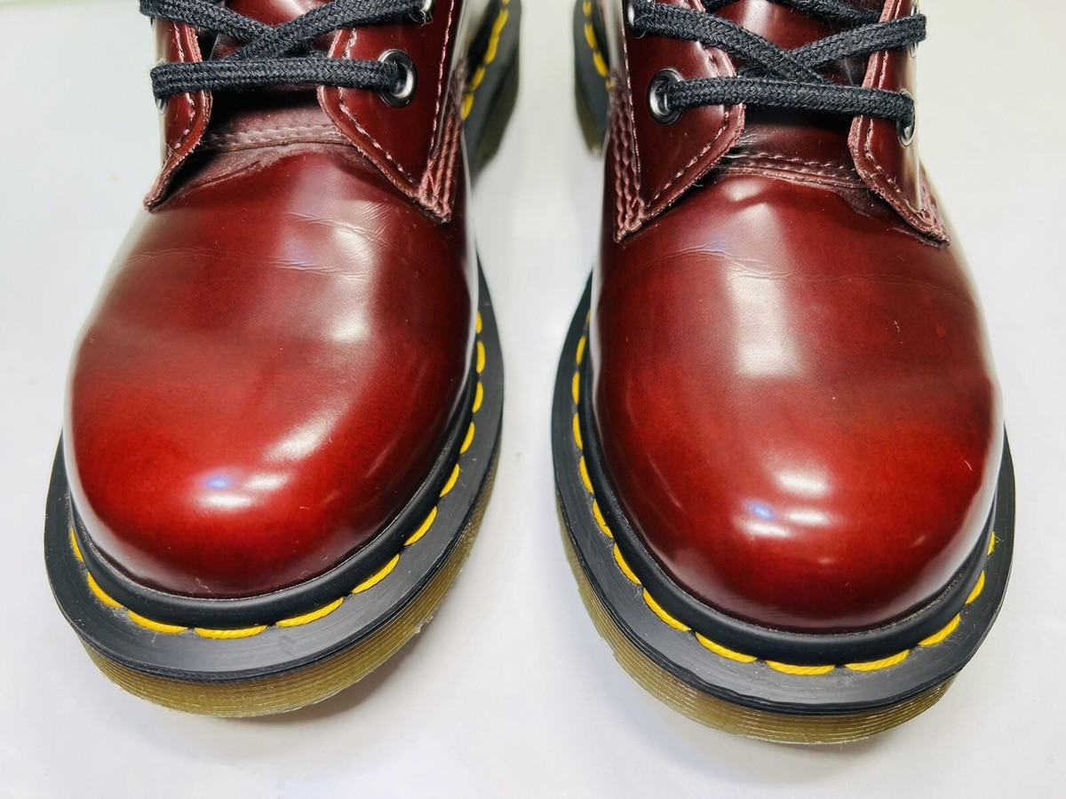 Dr. Martens Womens Size 5 Eu 36 Vegan 1460 Lace Up Cherry Dr. Martens Womens Size 5 Eu 36 Vegan 1460 Lace Up Cherry