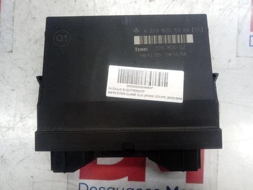 A2098205926 Modulo Electronico para MERCEDES-BENZ CLK (BM 209) COUPE * 6369637 - Imagen 1 de 4