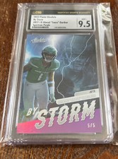 2022 Panini Absolute Ahmad “Sauce” Gardner PURPLE By Storm RC 5/5 JETS SSP