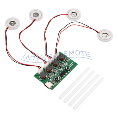 DC 5V Mini Humidifier DIY Kits Mist Maker Driver Board 4 Fogger Film Atomizer