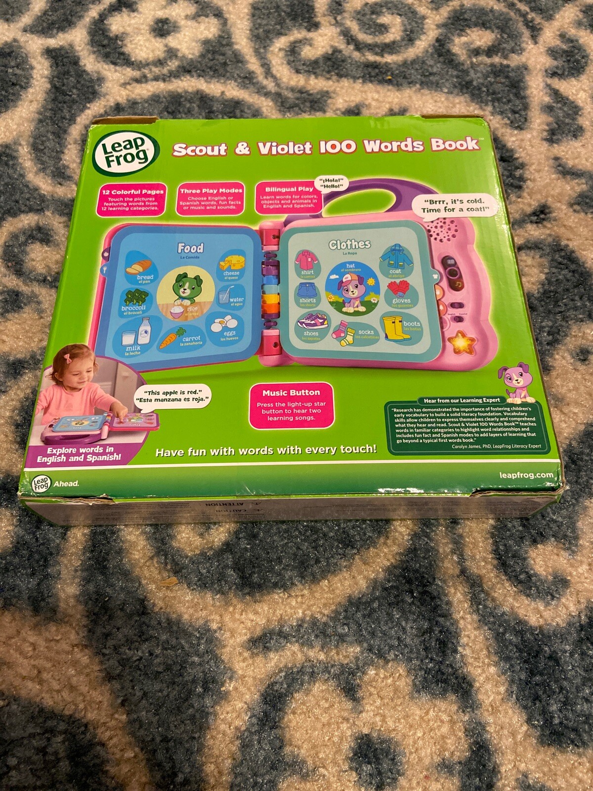 leapfrog scout and violet 100 words book