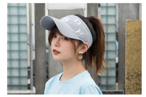 Women Knitted Sun Hats Sun Visor Hat 