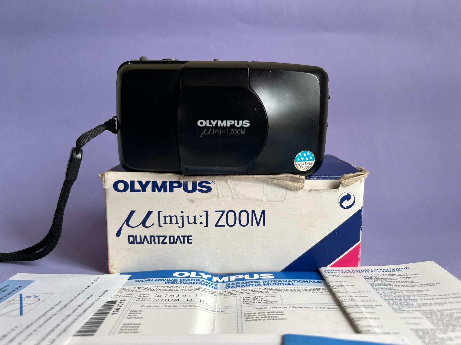 Virus band Regeneratie Olympus Mju Zoom 70 QD 35mm Point & Shoot Film Camera 50332123625 | eBay