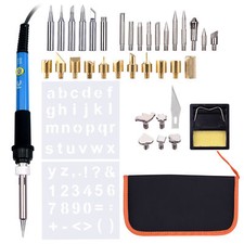 39 Pieces Wood Burning Tool Kit Pyrography Pen Adjustable from N4N5