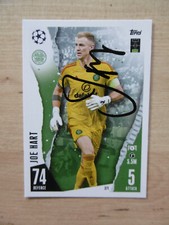 Joe Hart autograph signed TC Topps "Celtic FC"