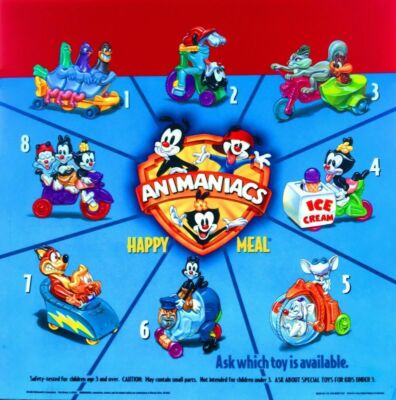 1993 ANIMANIACS MCDONALD'S HAPPY MEAL TOYS - U - PICK | eBay