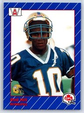 1991 All World CFL French Rod Hill Winnipeg Blue Bombers #104