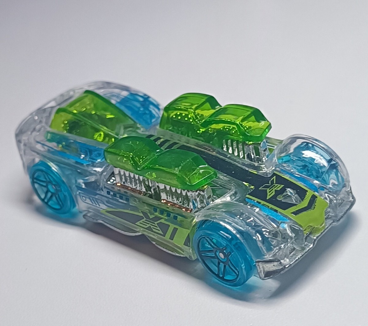 【激レア】Hotwheels Color Racers④ 2004 Hot Wheels WHAT 4-2 Clear Blue/Green Car | eBay