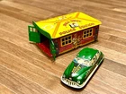 Vintage Marx Dick Tracy Police Station Complete with Squad Car