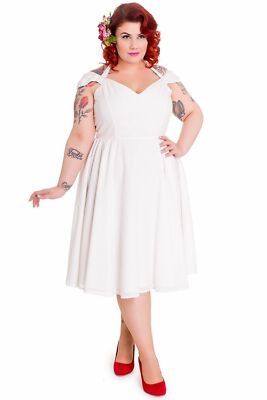 HELL BUNNY Eveline 50s White Rockabilly Wedding Pin Up Dress Sizes XXS to 4XL | eBay HELL BUNNY Eveline 50s White Rockabilly Wedding Pin Up Dress Sizes XXS to 4XL | eBay