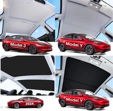 Tesla Model Y/ Model 3 (2026-2019) Glass Roof Sunshade Premium Sunroof sun shade